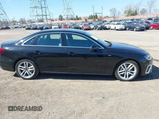 2023 Audi A4 S line Premium Plus with VIN WAUEAAF49PA001586, listed as a IAAI auction lot 41772434 with 30,388 mi miles and . Bid and sale history available at DreamBid. Image 14.