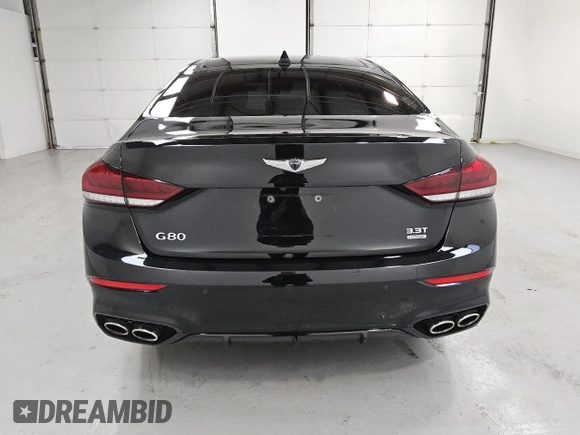 2018 Genesis G80 Sport with VIN KMHGN4JB9JU223084, listed as a Copart auction lot 51990895 with 68,791 mi miles and Clean title. Bid and sale history available at DreamBid. Image 6.