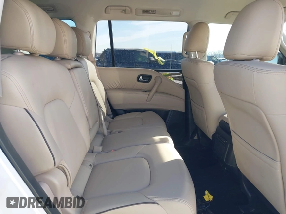 2023 Nissan Armada SV with VIN JN8AY2AC4P9183740, listed as a IAAI auction lot 41333249 with 10,906 mi miles. Bid and sale history available at carsss.com. Image 8.