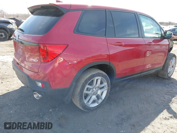2025 Honda Passport EX-L z VIN 5FNYF8H51SB003901, wystawiony jako IAAI lot #41847738 z przebiegiem 2 882 mil mil oraz . Historia ofert i sprzedaży dostępna na DreamBid. Obrazek 4.
