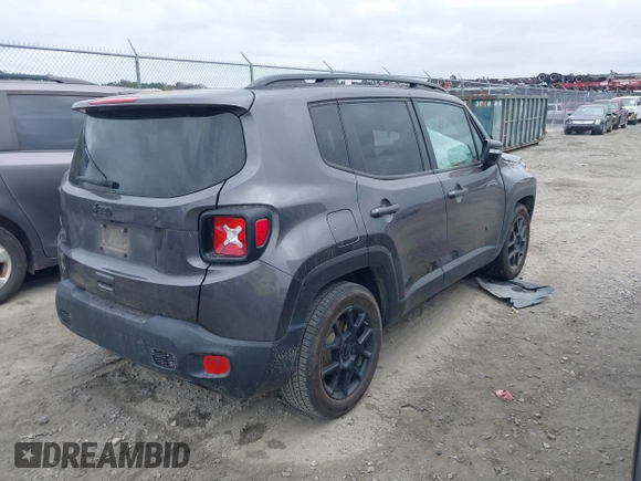 2020 Jeep Renegade Latitude with VIN ZACNJABB8LPL84242, listed as a IAAI auction lot 40763354 with 72,149 mi miles and . Bid and sale history available at DreamBid. Image 4.