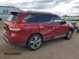 2016 Nissan Pathfinder Platinum with VIN 5N1AR2MM1GC616054, listed as a Copart auction lot 70506944 with 97,532 mi miles and Salvage title. Bid and sale history available at DreamBid. Image 3.