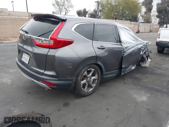 2019 Honda CR-V EX with VIN 5J6RW1H52KA020706, listed as a IAAI auction lot 42047326 with 1 mi miles. Bid and sale history available at carsss.com. Image 4.