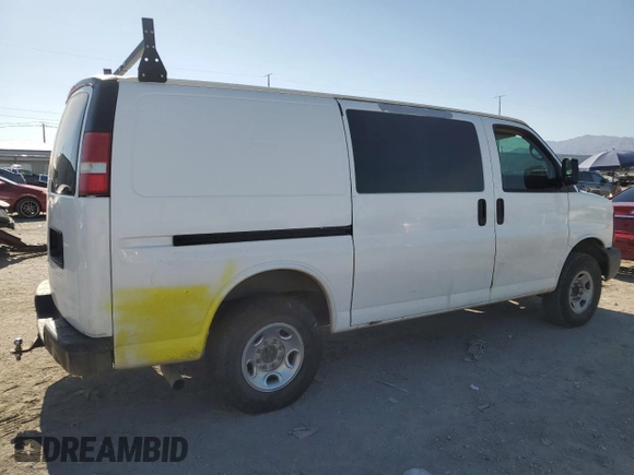 2013 Chevrolet Express Cargo с VIN 1GCWGFBA2D1115617, выставлен на аукционе Copart как лот 61756645 с пробегом 302 668 миль миль и Списание • Salvage title. История ставок и продаж доступна на DreamBid. Изображение 3.