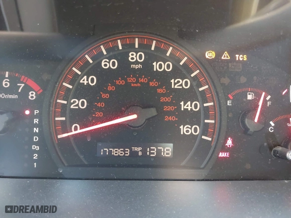 2005 Honda Accord Cpe LX V6 SE with VIN 1HGCM82475A017641, listed as a IAAI auction lot 41649960 with 177,863 mi miles. Bid and sale history available at carsss.com. Image 15.