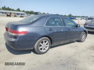 2003 Honda Accord EX z VIN 1HGCM66543A049077, wystawiony jako Copart lot #59642315 z przebiegiem 243 762 mil mil oraz Czysty tytuł • Clean title. Historia ofert i sprzedaży dostępna na DreamBid. Obrazek 3.