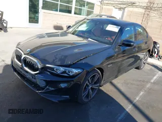 2023 BMW 3 Series 330e with VIN 3MW39FF08P8D57694, listed as a IAAI auction lot 41608900 with 19,483 mi miles. Bid and sale history available at carsss.com. Image 19.