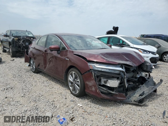 2018 Honda Clarity Plug-In Hybrid with VIN JHMZC5F1XJC023439, listed as a Copart auction lot 64273354 with 0 mi miles and Salvage Title. Bid and sale history available at carsss.com. Image 4.