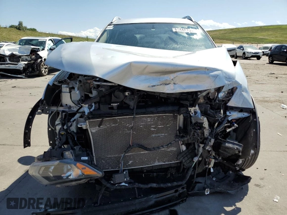 2017 Nissan Rogue SV with VIN KNMAT2MV4HP588324, listed as a Copart auction lot 61448755 with 43,596 mi miles and Salvage title. Bid and sale history available at DreamBid. Image 5.