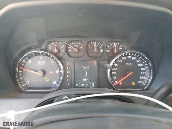 2019 Chevrolet Silverado 2500HD Work Truck with VIN 2GC2CREGXK1189306, listed as a Copart auction lot 60709824 with 51,577 mi miles and Salvage Title. Bid and sale history available at carsss.com. Image 9.