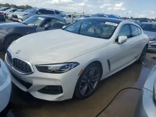 2024 BMW 8 Series 840i with VIN WBAGV2C08RCP56174, listed as a Copart auction lot 75160524 with 0 mi miles and Non Repairable. Bid and sale history available at carsss.com. Image 1.