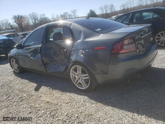 2008 Acura TL with VIN 19UUA66268A005558, listed as a Copart auction lot 49171935 with 163,709 mi miles and Salvage Title. Bid and sale history available at carsss.com. Image 2.