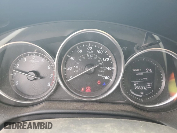 2014 Mazda CX-5 Sport with VIN JM3KE2BE7E0350965, listed as a Copart auction lot 60130195 with 196,072 mi miles and Clean title. Bid and sale history available at DreamBid. Image 9.