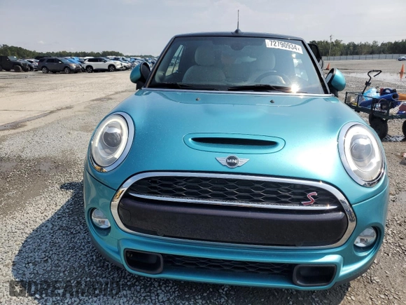 2018 MINI Convertible Cooper S with VIN WMWWG9C59J3C82446, listed as a Copart auction lot 72790934 with 56,875 mi miles and Salvage Title. Bid and sale history available at carsss.com. Image 5.