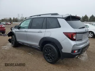 2023 Honda Passport TrailSport with VIN 5FNYF8H64PB044233, listed as a Copart auction lot 53522015 with 10,458 mi miles and Salvage title. Bid and sale history available at DreamBid. Image 2.