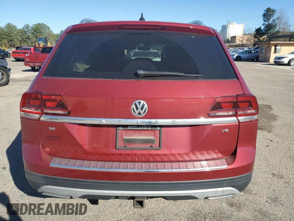 2019 Volkswagen Atlas SE with VIN 1V2DR2CA6KC539794, listed as a Copart auction lot 46585725 with 88,099 mi miles and Salvage title. Bid and sale history available at DreamBid. Image 6.