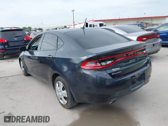 2013 Dodge Dart SXT with VIN 1C3CDFBAXDD322657, listed as a IAAI auction lot 42636593 with 187,551 mi miles and . Bid and sale history available at DreamBid. Image 3.