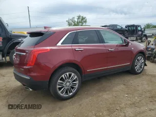 2017 Cadillac XT5 Premium Luxury AWD with VIN 1GYKNERSXHZ303283, listed as a Copart auction lot 58002925 with 55,867 mi miles and Clean title. Bid and sale history available at DreamBid. Image 3.