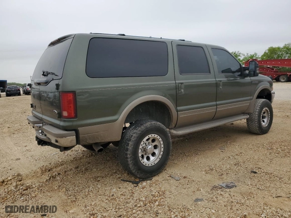 2001 Ford Excursion Limited with VIN 1FMSU43F91EA10949, listed as a Copart auction lot 51003325 with 252,341 mi miles and Salvage Title. Bid and sale history available at carsss.com. Image 3.