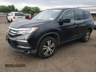 2016 Honda Pilot EX-L with VIN 5FNYF6H51GB051586, listed as a Copart auction lot 57877975 with 182,708 mi miles and Salvage title. Bid and sale history available at DreamBid. Image 1.
