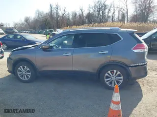 2015 Nissan Rogue SV with VIN KNMAT2MV1FP524545, listed as a IAAI auction lot 41848086 with 188,141 mi miles. Bid and sale history available at carsss.com. Image 15.