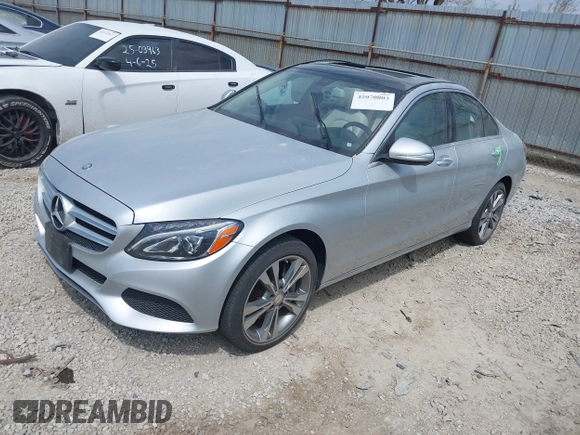 2015 Mercedes-Benz C 300 Luxury with VIN 55SWF4KB6FU003010, listed as a IAAI auction lot 42070803 with Not Provided miles and . Bid and sale history available at DreamBid. Image 2.