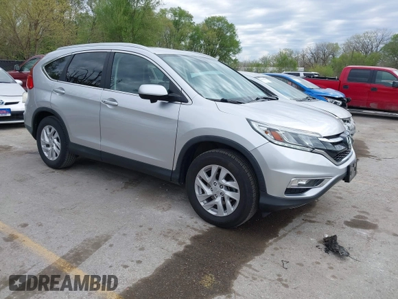 2015 Honda CR-V EX-L with VIN 2HKRM3H72FH538452, listed as a IAAI auction lot 42027471 with 66,348 mi miles. Bid and sale history available at carsss.com. Image 1.