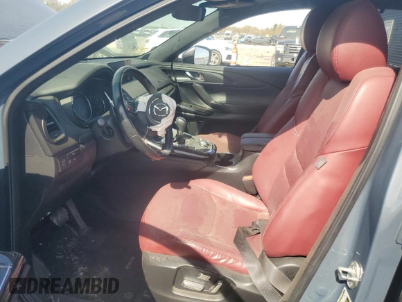 2021 Mazda CX-9 Carbon Edition with VIN JM3TCBDY7M0524887, listed as a Copart auction lot 55016555 with 61,934 mi miles and Salvage title. Bid and sale history available at DreamBid. Image 7.