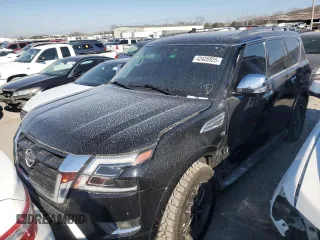 2022 Nissan Armada Platinum with VIN JN8AY2DA9N9392382, listed as a Copart auction lot 42426925 with 102,862 mi miles and Salvage Title. Bid and sale history available at DreamBid. Image 1.