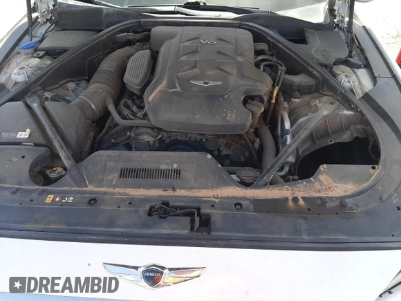 2018 Genesis G80 3.8L z VIN KMHGN4JE6JU225868, wystawiony jako Copart lot #52795435 z przebiegiem 130 974 mil mil oraz Szkody całkowita. Historia ofert i sprzedaży dostępna na DreamBid. Obrazek 12.
