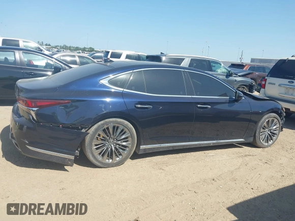 2018 Lexus LS with VIN JTHC5LFF5J5001627, listed as a IAAI auction lot 42021175 with 1 mi miles. Bid and sale history available at carsss.com. Image 14.