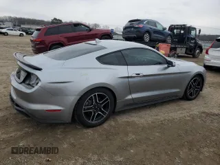 2021 Ford Mustang EcoBoost with VIN 1FA6P8TH6M5152871, listed as a Copart auction lot 89218525 with 40,677 mi miles and Salvage Title. Bid and sale history available at carsss.com. Image 3.