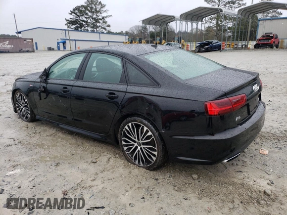 2018 Audi A6 with VIN WAUH3AFC3JN002666, listed as a Copart auction lot 72143102 with 43,542 mi miles and . Bid and sale history available at DreamBid. Image 2.