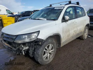 2015 Volkswagen Tiguan S z VIN WVGBV7AX7FW569427, wystawiony jako Copart lot #42190605 z przebiegiem 102 354 mil mil oraz Szkoda całkowita • Salvage title. Historia ofert i sprzedaży dostępna na DreamBid. Obrazek 1.