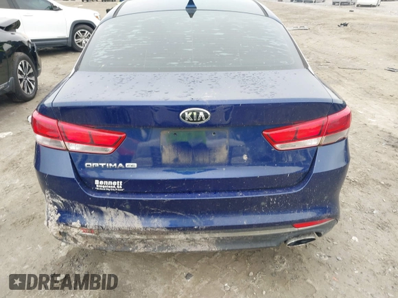 2018 Kia Optima LX with VIN 5XXGT4L33JG211888, listed as a IAAI auction lot 41198586 with 130,000 mi miles. Bid and sale history available at carsss.com. Image 17.