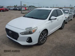 2018 Hyundai Elantra GT with VIN KMHH35LE0JU014937, listed as a IAAI auction lot 42162403 with 146,795 mi miles. Bid and sale history available at carsss.com. Image 2.