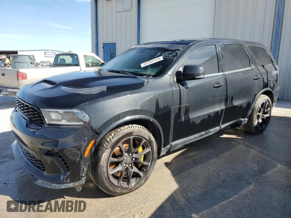 2023 Dodge Durango SRT Hellcat Premium with VIN 1C4SDJH98PC584727, listed as a Copart auction lot 53762574 with 3,881 mi miles and Clean Title. Bid and sale history available at DreamBid. Image 1.