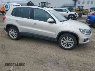 2013 Volkswagen Tiguan S with VIN WVGJV3AX0DW561431, listed as a Copart auction lot 55918795 with 246,907 mi miles and Salvage title. Bid and sale history available at DreamBid. Image 4.