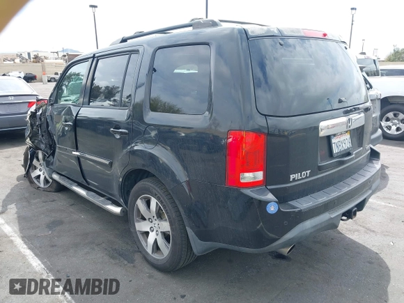 2012 Honda Pilot Touring with VIN 5FNYF3H9XCB008456, listed as a IAAI auction lot 41923004 with Not Provided miles and . Bid and sale history available at DreamBid. Image 3.