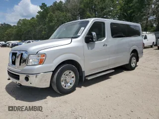 2018 Nissan NV 3500 HD SL with VIN 5BZAF0AA2JN850226, listed as a Copart auction lot 59809635 with 109,774 mi miles and Salvage title. Bid and sale history available at DreamBid. Image 1.
