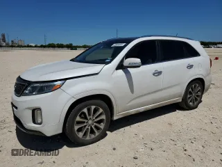 2014 Kia Sorento SX z VIN 5XYKW4A78EG494104, wystawiony jako Copart lot #53904865 z przebiegiem 130 014 mil mil oraz Szkoda całkowita • Salvage title. Historia ofert i sprzedaży dostępna na DreamBid. Obrazek 1.
