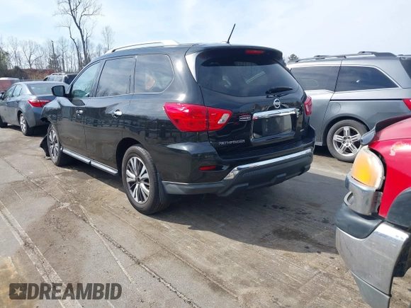 2017 Nissan Pathfinder SL with VIN 5N1DR2MM2HC694597, listed as a IAAI auction lot 41843269 with 115,583 mi miles. Bid and sale history available at carsss.com. Image 3.