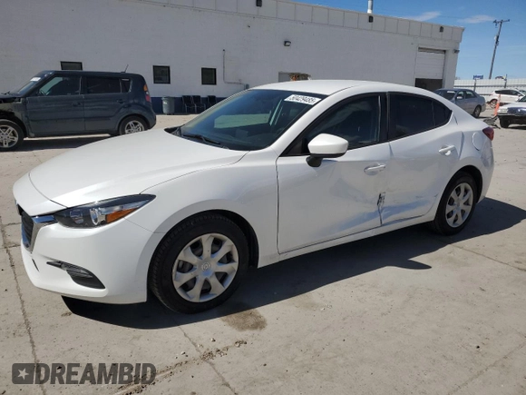 2017 Mazda 3 Sport with VIN 3MZBN1U77HM107818, listed as a Copart auction lot 50429485 with 45,603 mi miles and Salvage Title. Bid and sale history available at DreamBid. Image 1.