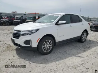 2023 Chevrolet Equinox LT z VIN 3GNAXUEG7PS197692, wystawiony jako Copart lot #52632595 z przebiegiem 26 382 mil mil oraz Szkoda całkowita • Salvage title. Historia ofert i sprzedaży dostępna na DreamBid. Obrazek 1.