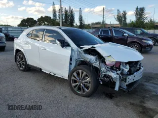 2024 Lexus UX 250h F Sport z VIN JTHB6JBH6R2186160, wystawiony jako Copart lot #80963174 z przebiegiem 8 157 mil mil oraz Szkoda całkowita • Salvage title. Historia ofert i sprzedaży dostępna na DreamBid. Obrazek 4.