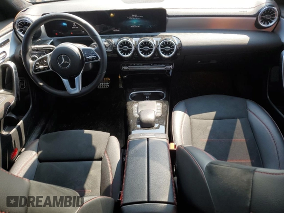 2023 Mercedes-Benz CLA 250 with VIN W1K5J4HB0PN345404, listed as a Copart auction lot 58821575 with 25,707 mi miles and Salvage title. Bid and sale history available at DreamBid. Image 8.
