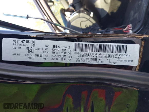 2018 Jeep Grand Cherokee Laredo E с VIN 1C4RJFAG6JC106066, выставлен на аукционе IAAI как лот 42433285 с пробегом 61 611 миль миль и . История ставок и продаж доступна на DreamBid. Изображение 9.