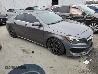 2016 Mercedes-Benz CLA 250 with VIN WDDSJ4GB9GN349133, listed as a Copart auction lot 38463464 with 85,074 mi miles and . Bid and sale history available at DreamBid. Image 4.