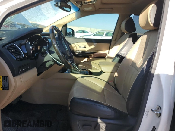 2018 Kia Sedona SX-L with VIN KNDME5C19J6399669, listed as a Copart auction lot 72073194 with 60,657 mi miles and Salvage Title. Bid and sale history available at DreamBid. Image 7.