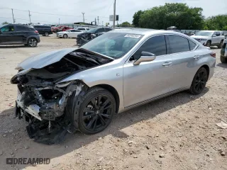 2023 Lexus ES with VIN 58ABA1C15PU026729, listed as a Copart auction lot 58248254 with 39,786 mi miles and Salvage Title. Bid and sale history available at carsss.com. Image 1.